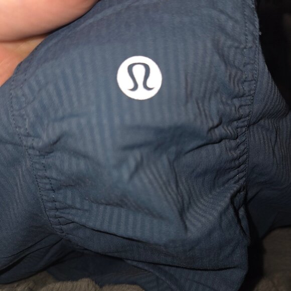 Lululemon Dance Studio Jacket Rib Sleeve Petrol Blue/Heathered Petrol Blue, Sz 4 - Picture 3 of 4